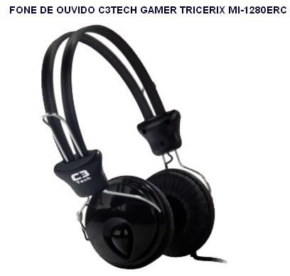 FONE DE OUVIDO C3TECH GAMER TRICERIX MI-1280ERC