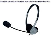 FONE DE OUVIDO MIC C3TECH VOICER LIGHT STEREO PTO/PTA